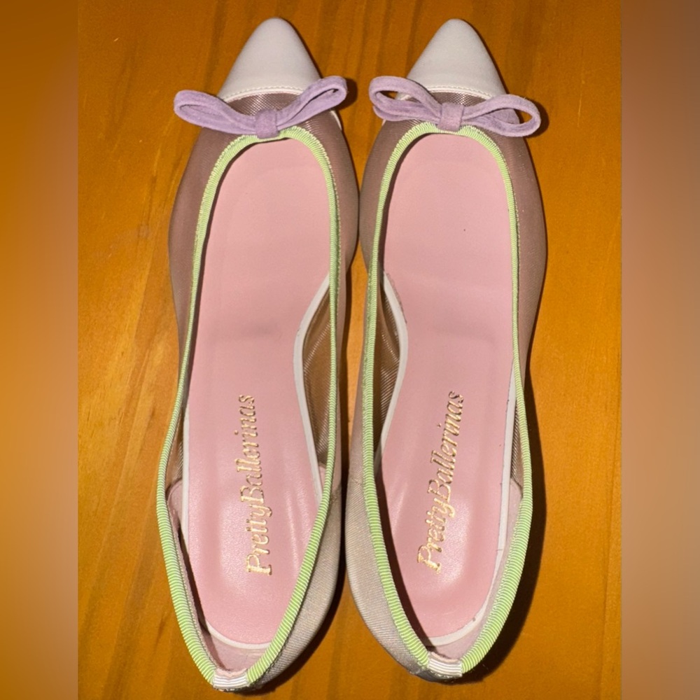 Anthropologie Pretty Ballerinas Mia Flats Slip-on With Small Heel